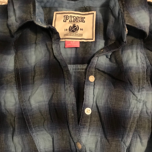 PINK Victoria's Secret Tops - Plaid Victoria's Secret PINK Shirt